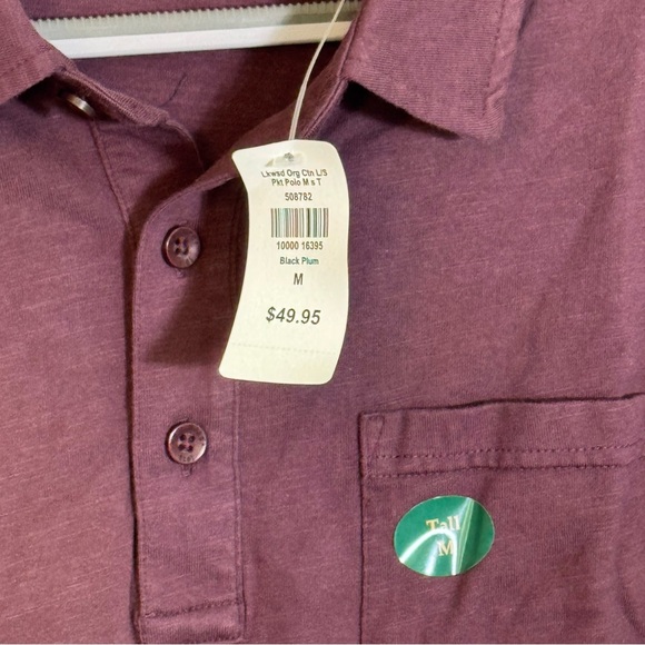 Men's Purple Long Sleeve Shirt - Picture 3 of 8